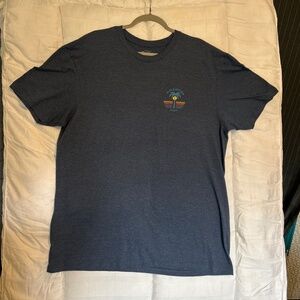 Flag & Anthem Sunny palm est 2016 Navy tee size XL